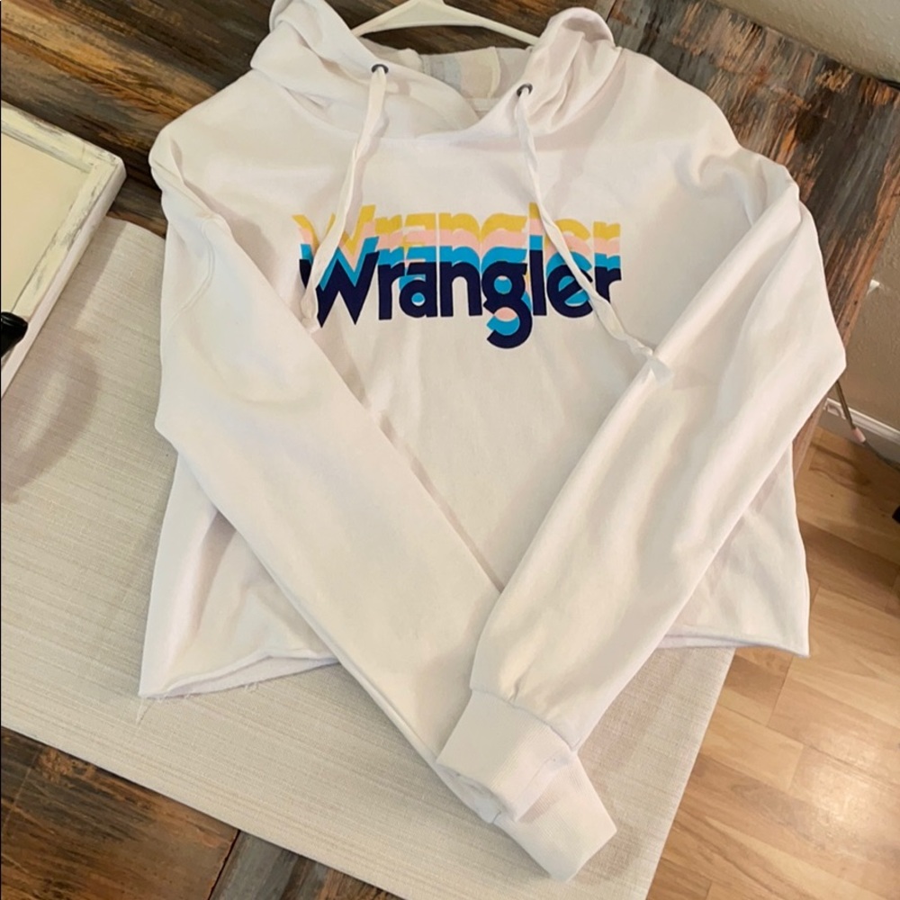 Wrangler cropped sweatshirt